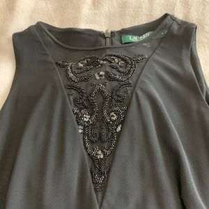 Lauren full length black dress